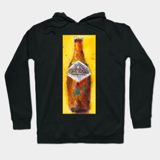 Orval Trappist Ale Beer Watercolor - Belgium Beer Art Print Hoodie